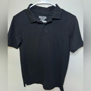 Boys Nautica Black Polo XL 14/16